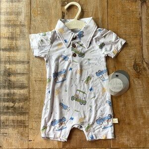 NWT Milkberry Baby Golf Romper 0-3m